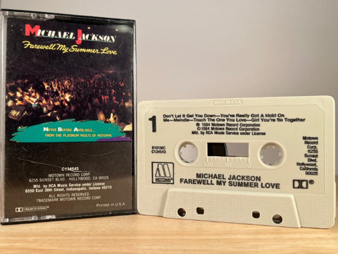 MICHAEL JACKSON – Farewell My Summer Love – CASSETTE TAPE