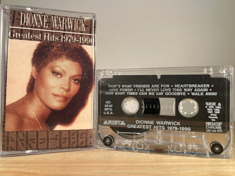 DIONNE WARWICK – Greatest Hits 1979–1990 – CASSETTE TAPE