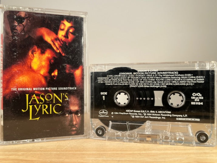 VARIOUS ARTISTS – Jason’s Lyric (Original Motion Picture Soundtrack) – CASSETTE TAPE