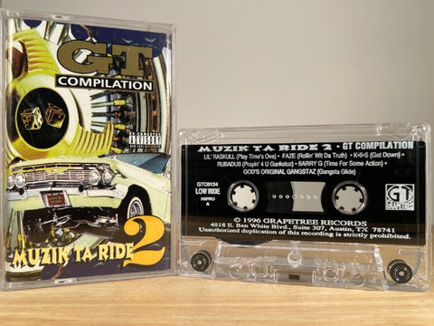 VARIOUS ARTISTS – GT Compilation: Muzik Ta Ride 2 – CASSETTE TAPE