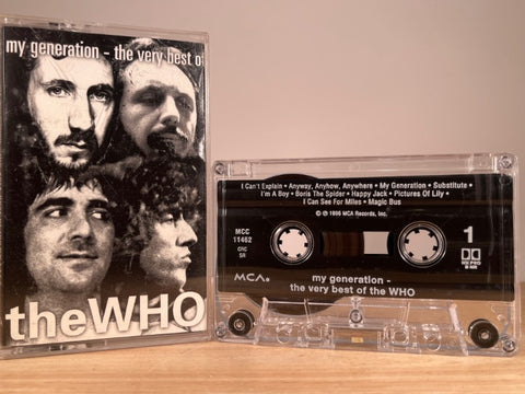 THE WHO – My Generation: The Very Best of The Who – CASSETTE TAPE