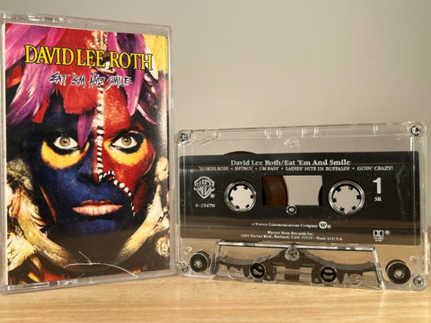 DAVID LEE ROTH – Eat 'Em and Smile – CASSETTE TAPE