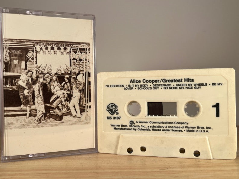 ALICE COOPER – Greatest Hits – CASSETTE TAPE