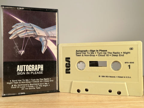 AUTOGRAPH – Sign In Please – CASSETTE TAPE