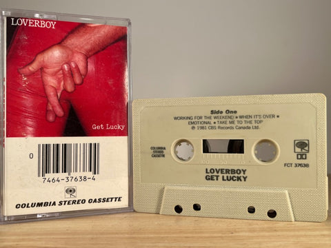 LOVERBOY – Get Lucky – CASSETTE TAPE