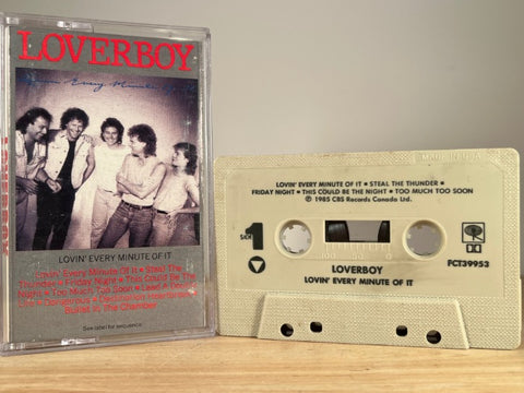 LOVERBOY – Lovin’ Every Minute of It – CASSETTE TAPE
