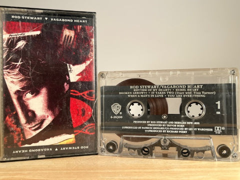 ROD STEWART – Vagabond Heart – CASSETTE TAPE