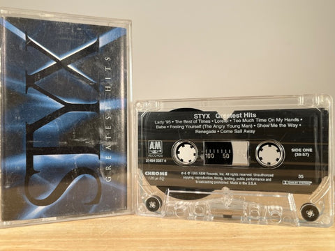 STYX – Greatest Hits – CASSETTE TAPE