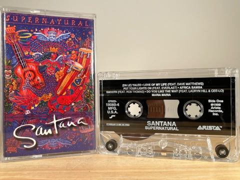 SANTANA – Supernatural – CASSETTE TAPE