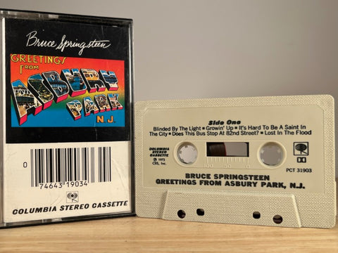 BRUCE SPRINGSTEEN – Greetings from Asbury Park, N.J. – CASSETTE TAPE