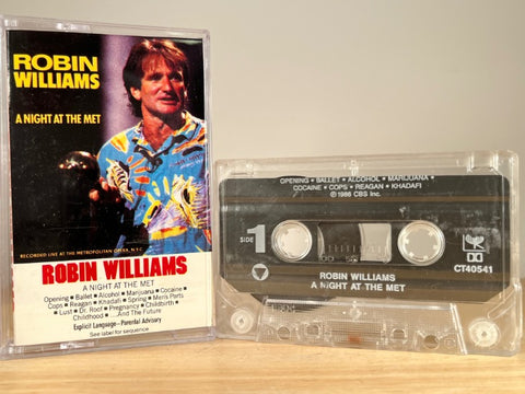 ROBIN WILLIAMS – A Night at the Met – CASSETTE TAPE