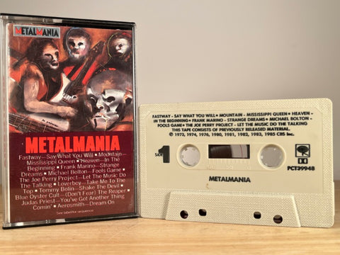 VARIOUS ARTISTS – Metalmania – CASSETTE TAPE