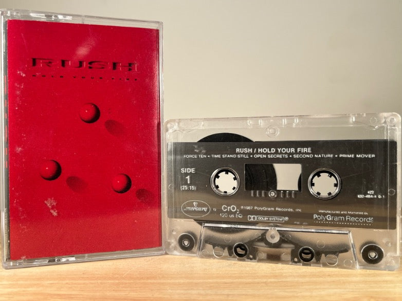 RUSH — Hold Your Fire — CASSETTE TAPE