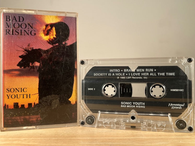 SONIC YOUTH — Bad Moon Rising — CASSETTE TAPE