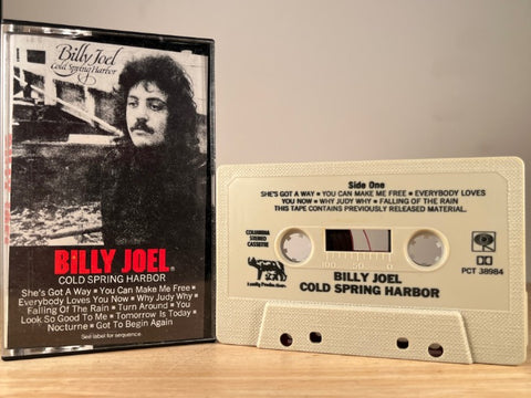 BILLY JOEL — Cold Spring Harbor — CASSETTE TAPE