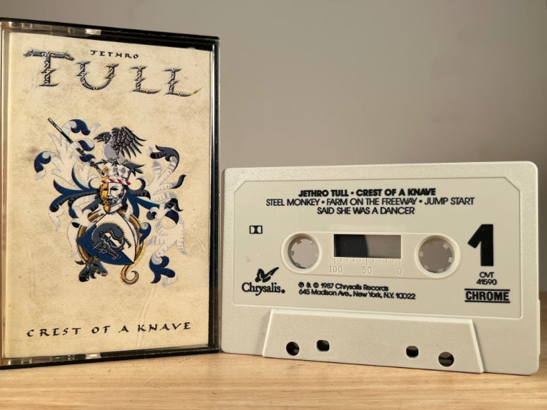 JETHRO TULL - Crest of a Knave - CASSETTE TAPE
