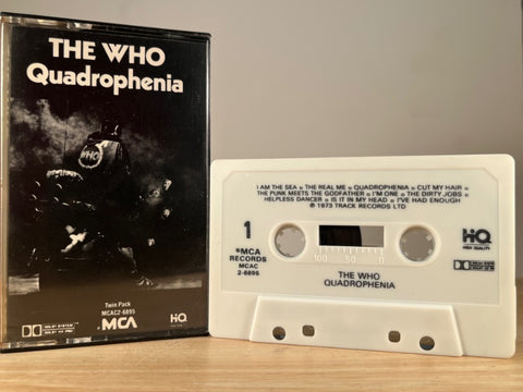 THE WHO - Quadrophenia - CASSETTE TAPE