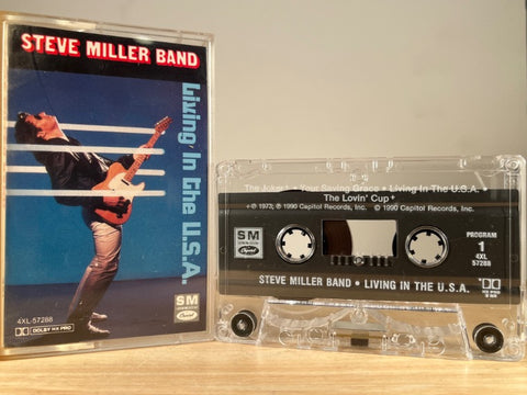 STEVE MILLER BAND - Living in the U.S.A. - CASSETTE TAPE