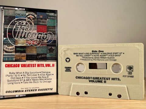 CHICAGO - Chicago Greatest Hits Volume II - CASSETTE TAPE
