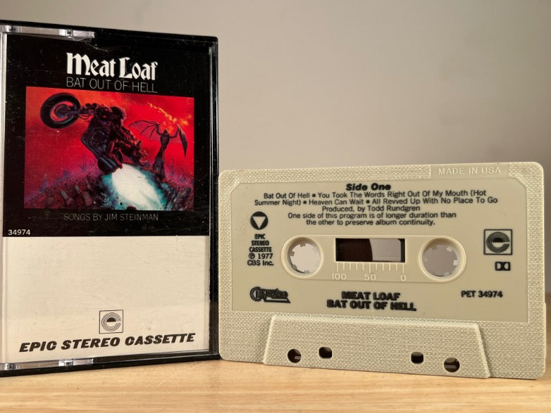 MEAT LOAF - Bat Out of Hell - CASSETTE TAPE (solid shell)