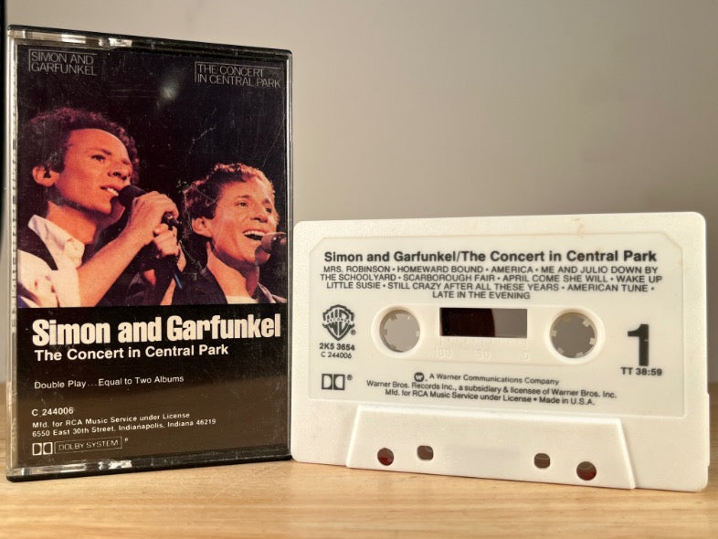 SIMON AND GARFUNKLE - the concert in central park - CASSETTE TAPE