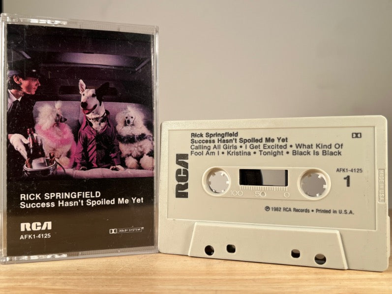 Rick Springfield - Success hasn’t spoiled me yet - CASSETTE TAPE