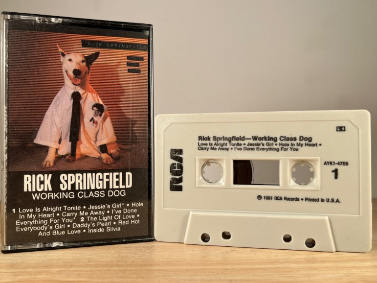 Rick Springfield - working class dog - CASSETTE TAPE-2