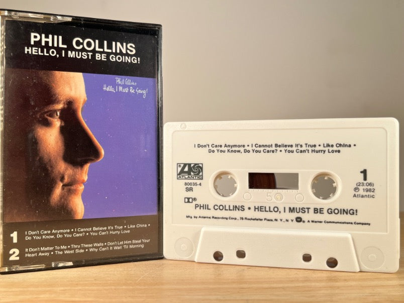 PHIL COLLINS - Hello, I must be walking - CASSETTE TAPE