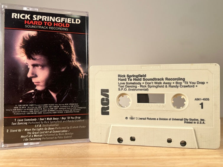 Rick Springfield - hard to hold - CASSETTE TAPE-2
