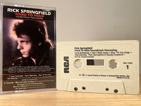 Rick Springfield - hard to hold - CASSETTE TAPE-2