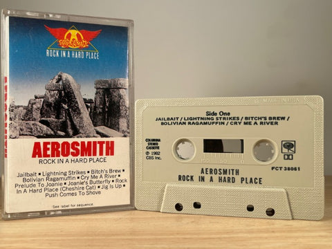 AEROSMITH - Rock in a Hard Place - CASSETTE TAPE
