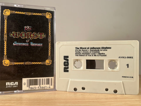 Jefferson Airplane - the worst of - CASSETTE TAPE