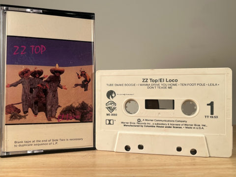 ZZ TOP — El Loco — CASSETTE TAPE