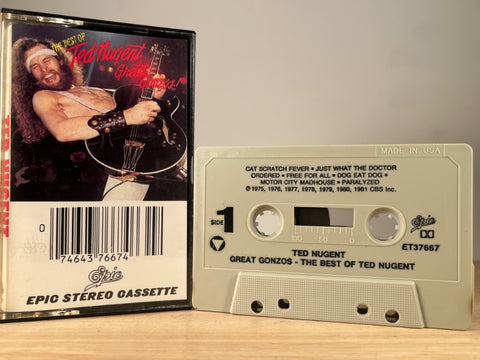 TED NUGENT — Great Gonzos: The Best Of Ted Nugent — CASSETTE TAPE