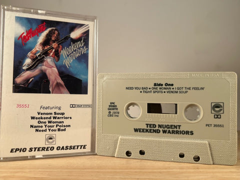 TED NUGENT — Weekend Warriors — CASSETTE TAPE