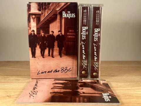 THE BEATLES — Live At The BBC [double album] — CASSETTE TAPE