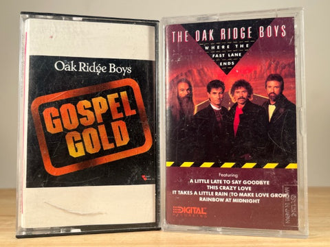 OAK RIDGE BOYS - 2 CASSETTE TAPES