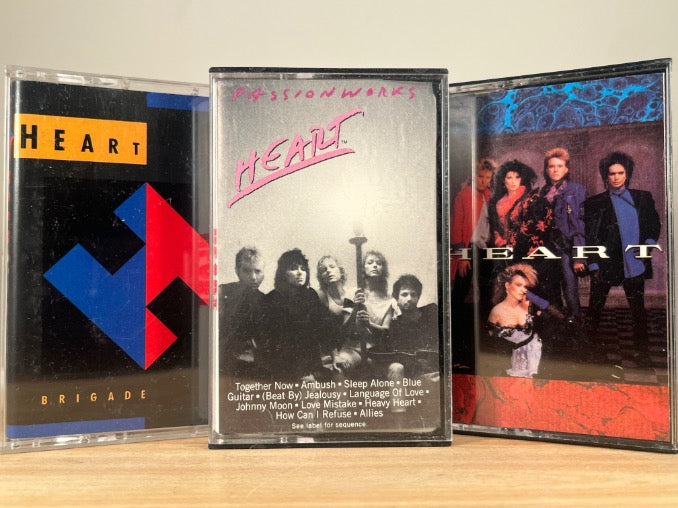HEART - 3 CASSETTE TAPES