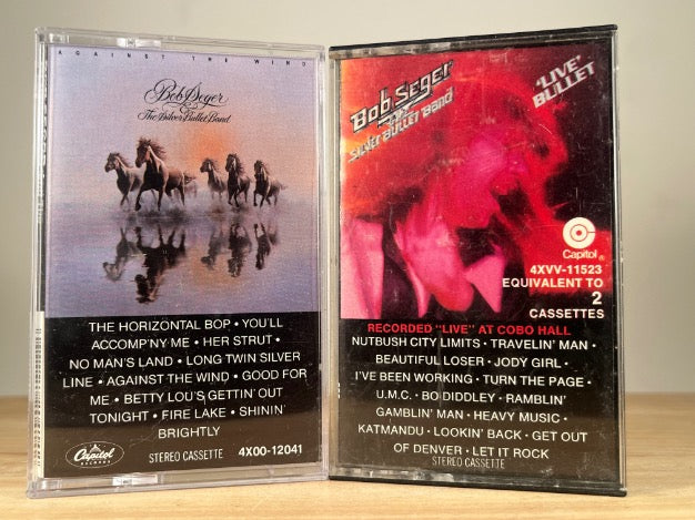 BOB SEGER - 2 CASSETTE TAPES