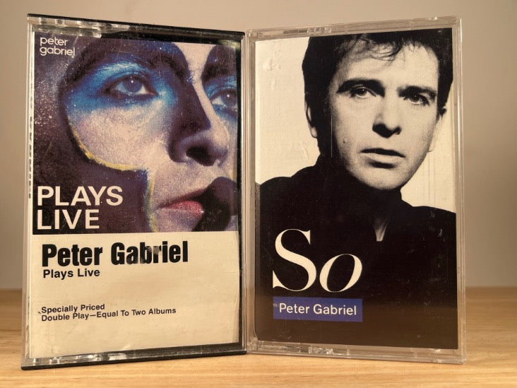 PETER GABRIEL - 2 CASSETTE TAPES