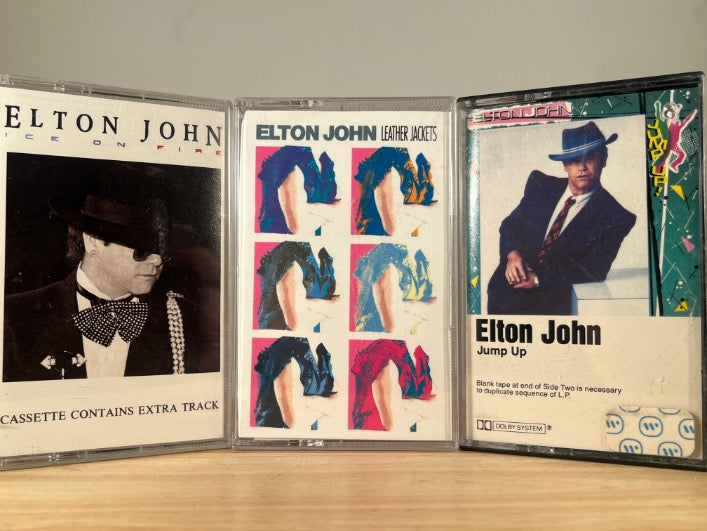 ELTON JOHN - 3 CASSETTE TAPES