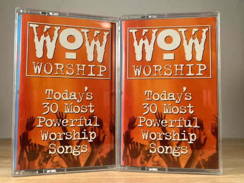 WOW WORSHIP - 30 most powerful worship songs [double album] - CASSETTE TAPES