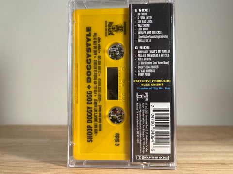 SNOOP DOGGY DOGG - Doggystyle [yellow edition] - BRAND NEW CASSETTE TAPE