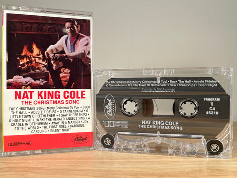 NAT KING COLE - the Christmas album - CASSETTE TAPE