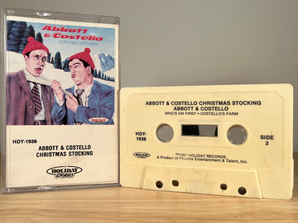 ABBOT & COSTELLO - Christmas stocking - CASSETTE TAPE