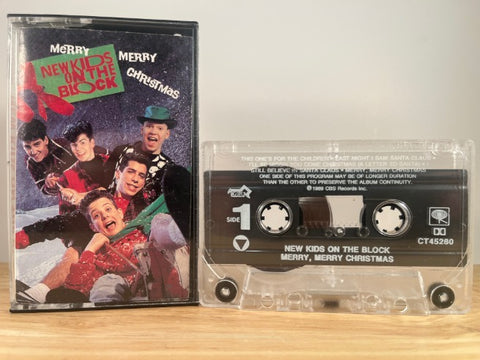 NEW KIDS ON THE BLOCK - Merry Christmas - CASSETTE TAPE