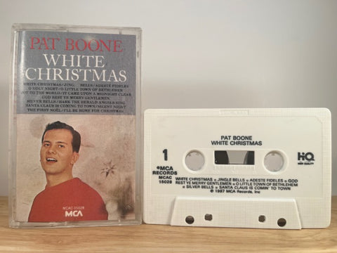 PAT BOONE - white Christmas - CASSETTE TAPE