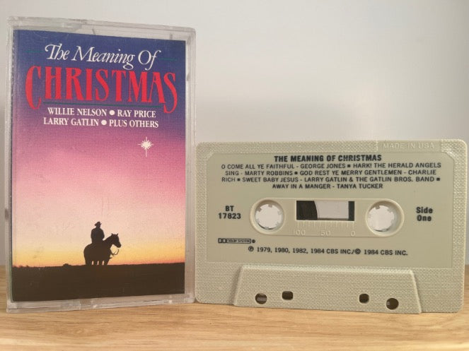 THE MEANING OF CHRISTMAS - various artists - CASSETTE TAPE