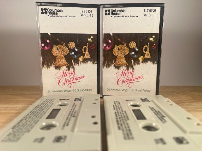 MERRY CHRISTMAS: 36 favorite songs 36 great artists [double album] CASSETTE TAPE