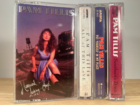 PAM TILLIS [4x tapes] CASSETTE TAPES